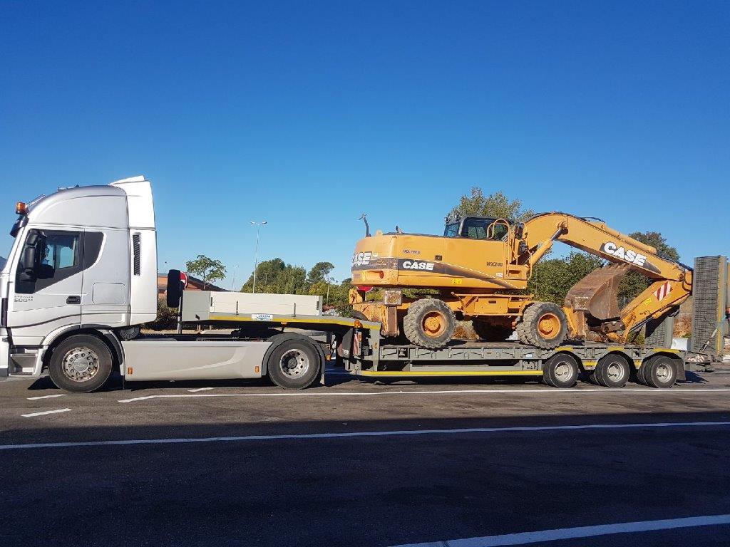 Camion pelleteuse transport