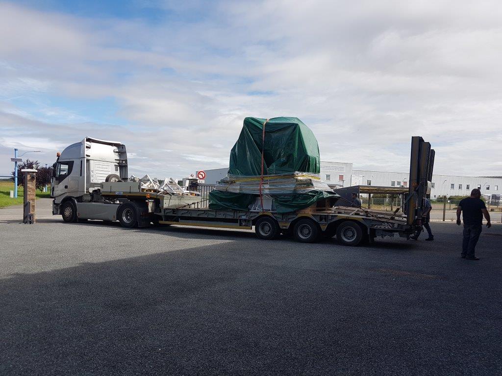 Camion plateau double