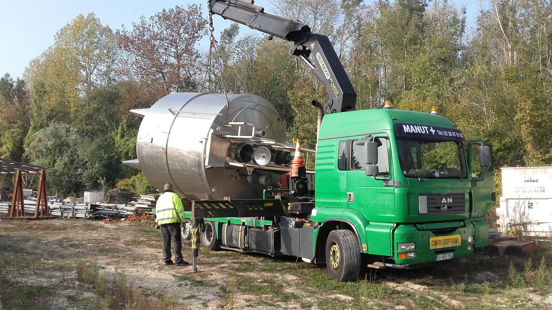 Chargement d'objet lourd