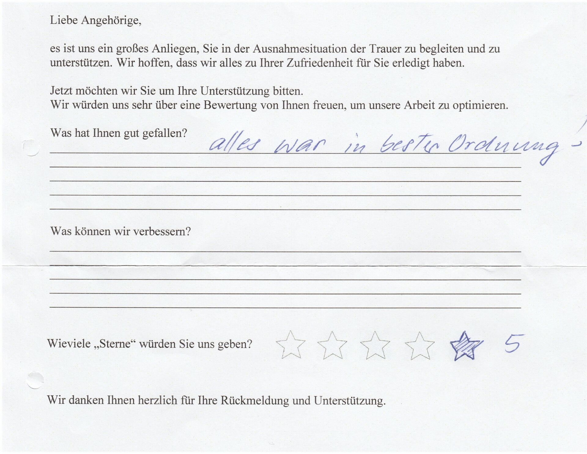 Handwritten note with text,