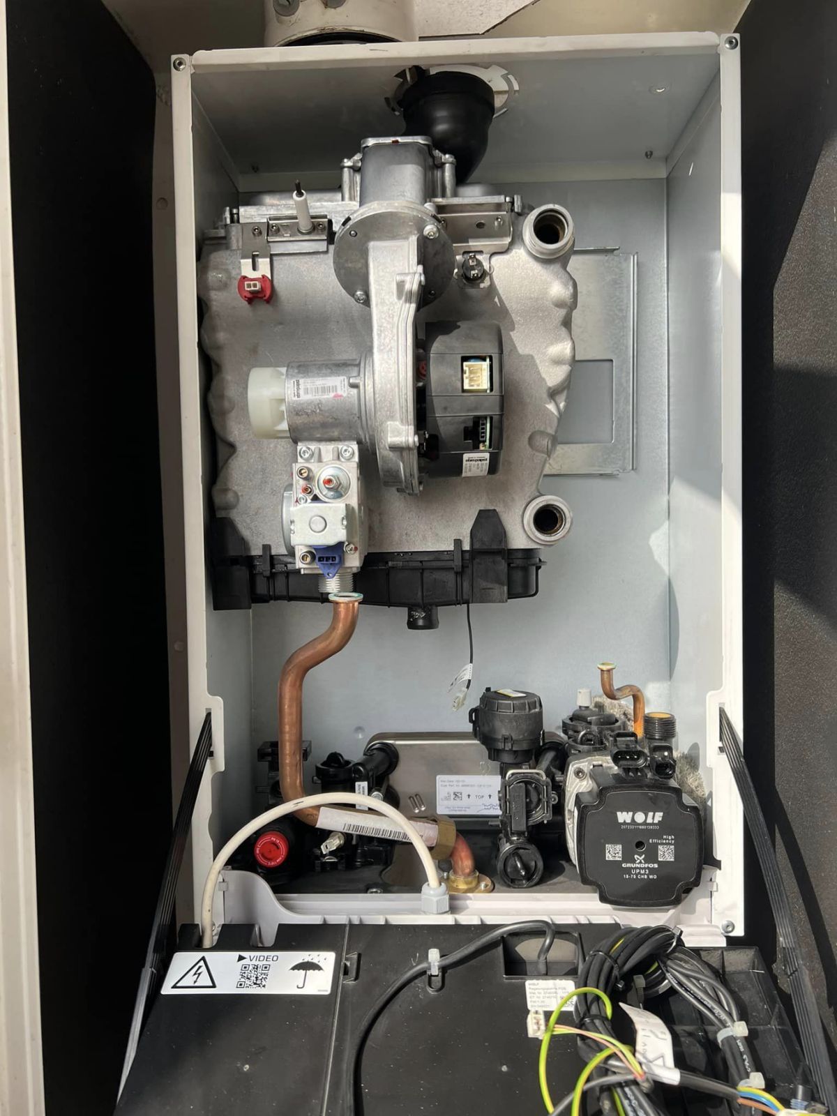 Συντήρηση λέβητα αερίου Wolf