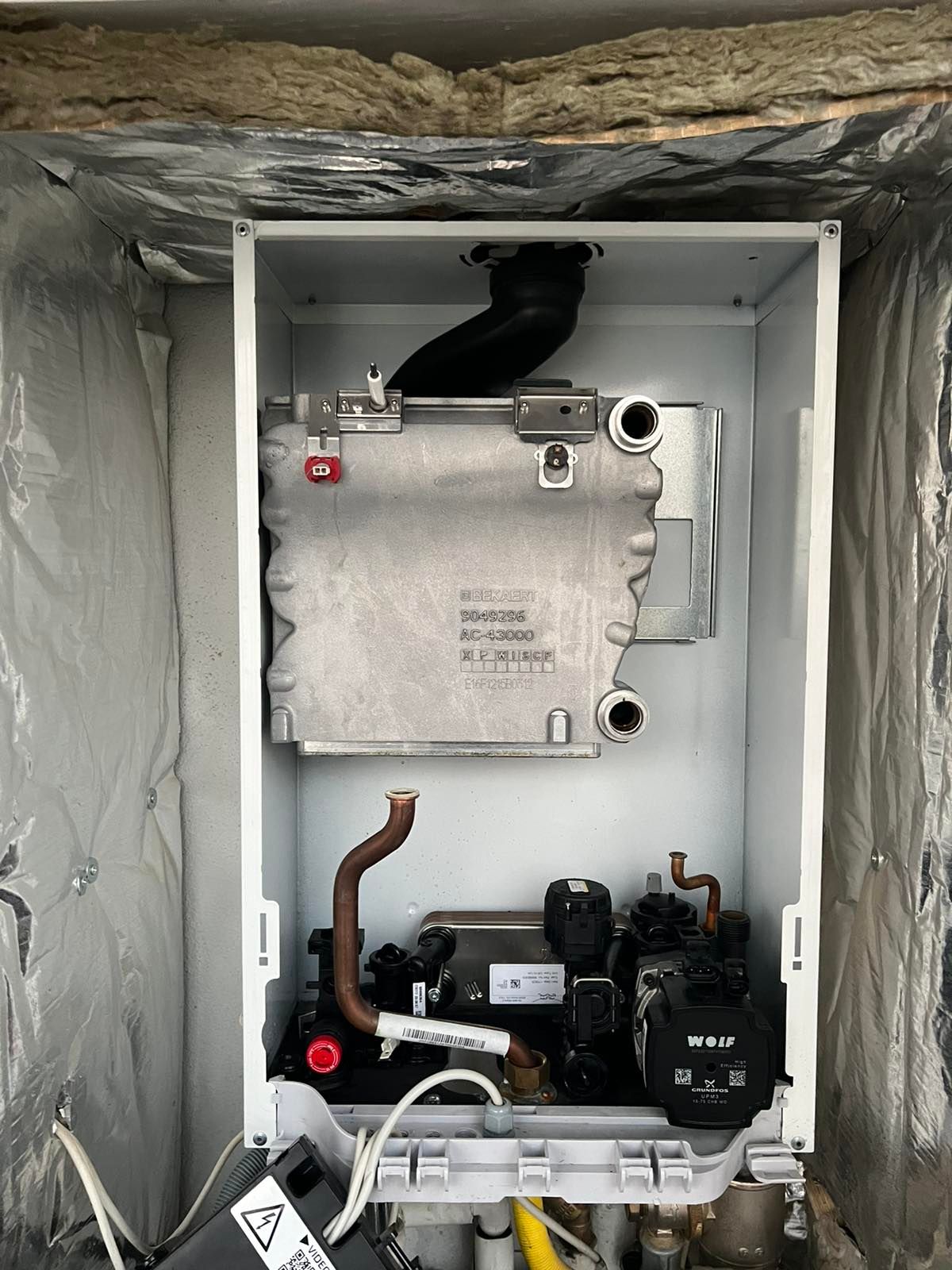 Συντήρηση λέβητα συμπηκνωμάτων Wolf