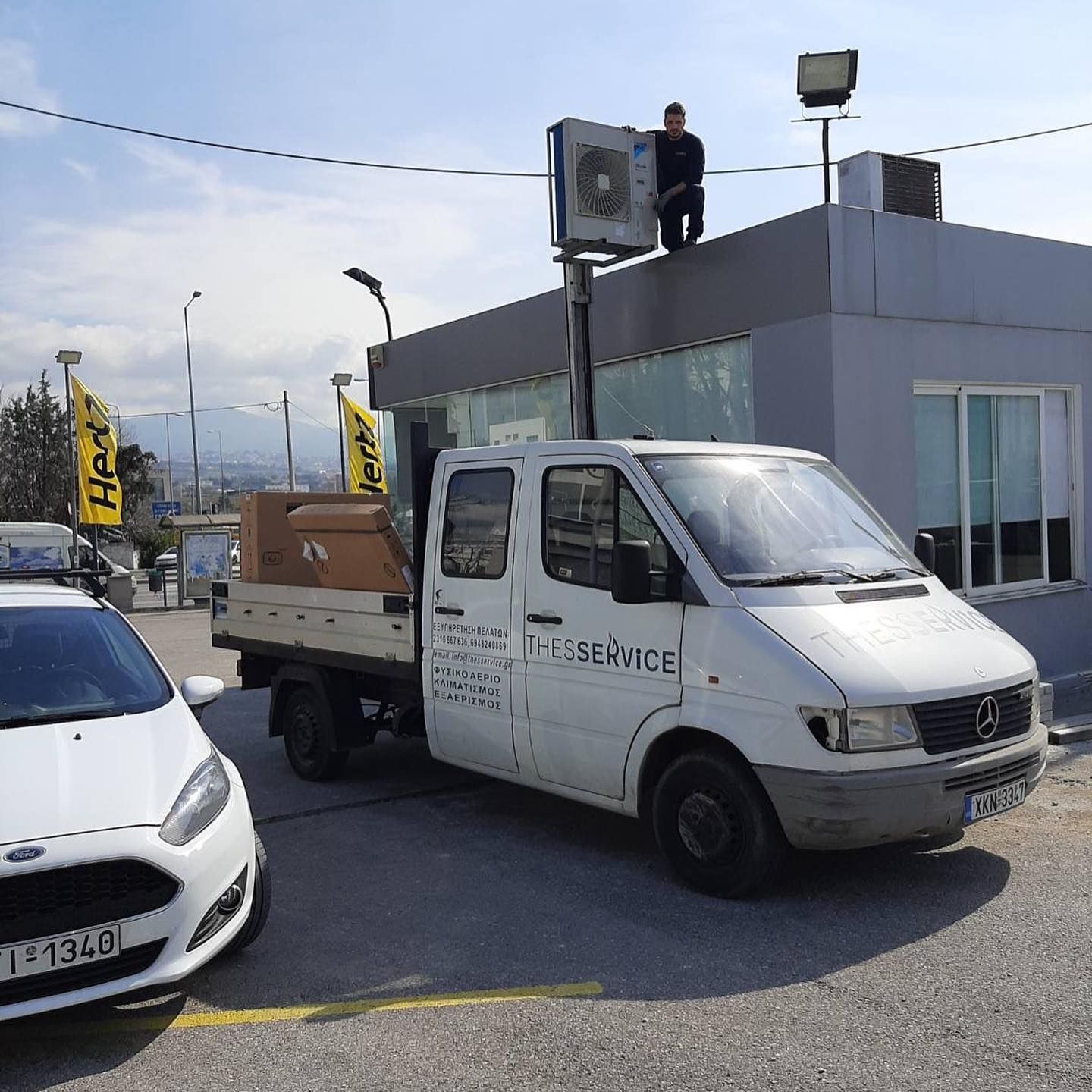 Εγκατάσταση κλιματιστικού κασέτα