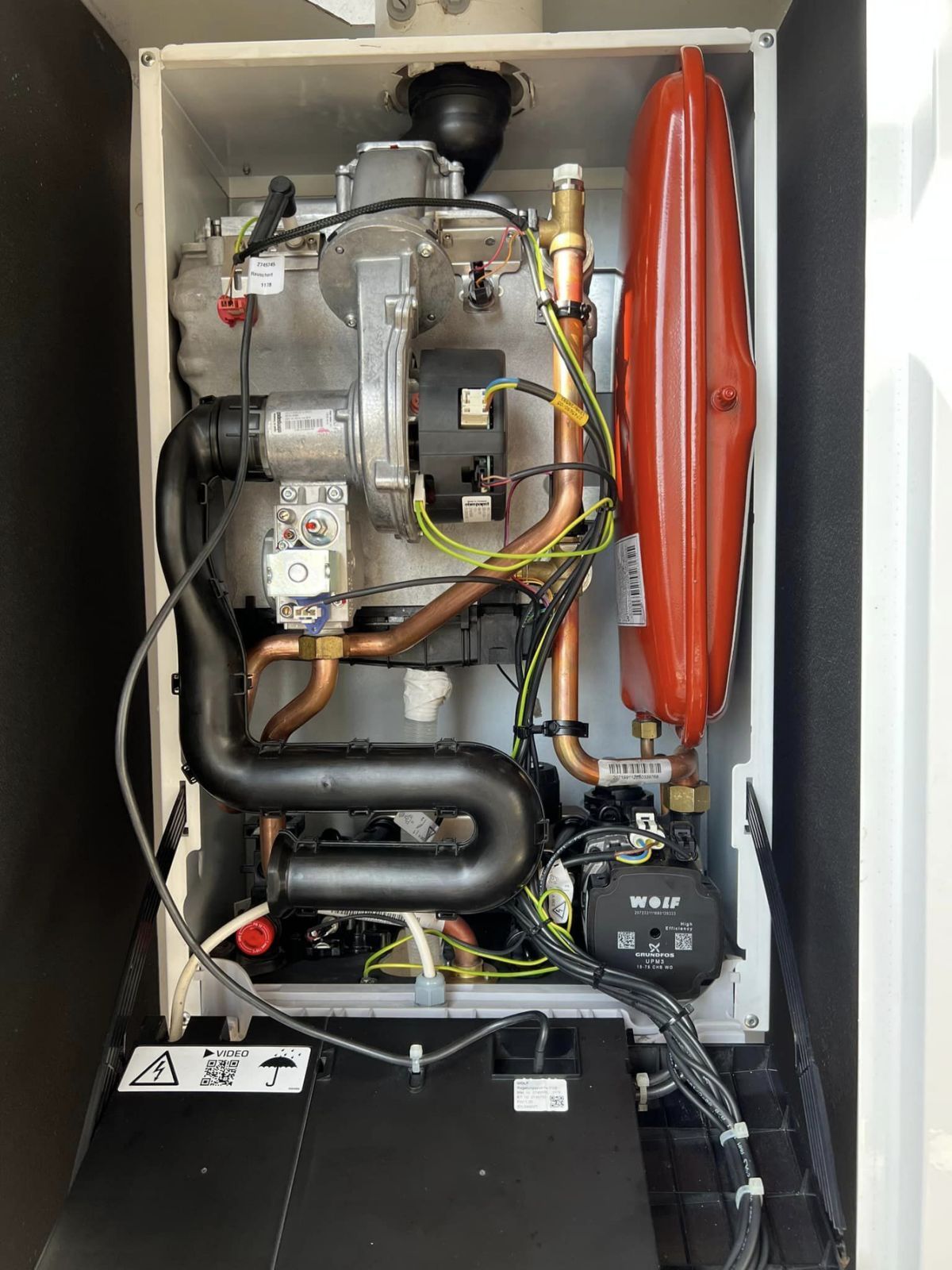 Συντήρηση λέβητα αερίου Wolf