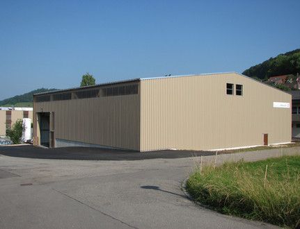 Holzart Architektur AG Neubau Halle Nunningen I Gewerbe