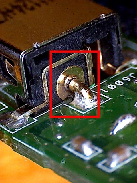 Changement du connecteur d'alimentation