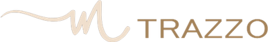 Un logotipo para una empresa llamada trazzo con una ola en el fondo.