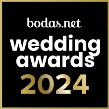 Un logotipo para los premios de boda boda.net en 2024