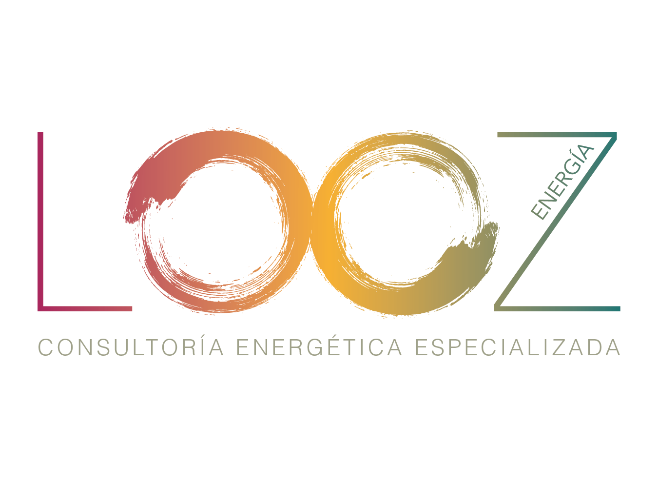 Un logotipo colorido que dice looz sobre un fondo blanco.