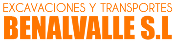 A logo for excavaciones y transportes benalvalle s.l.