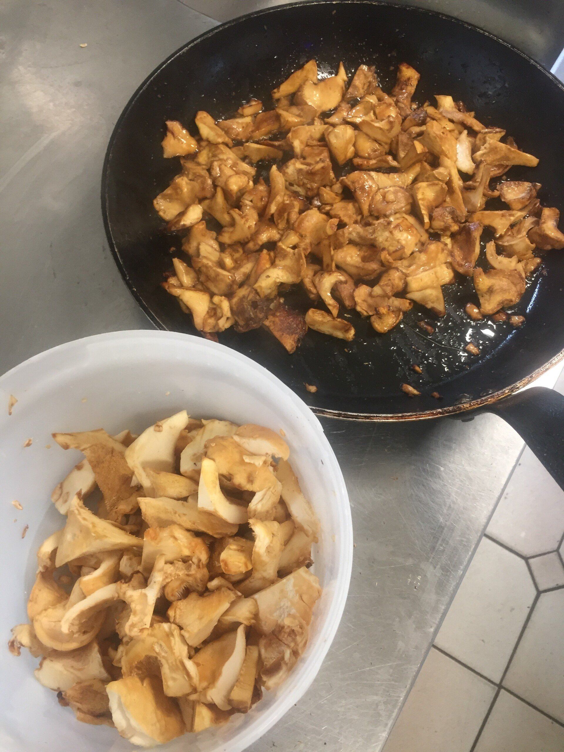 Assiette de champignons