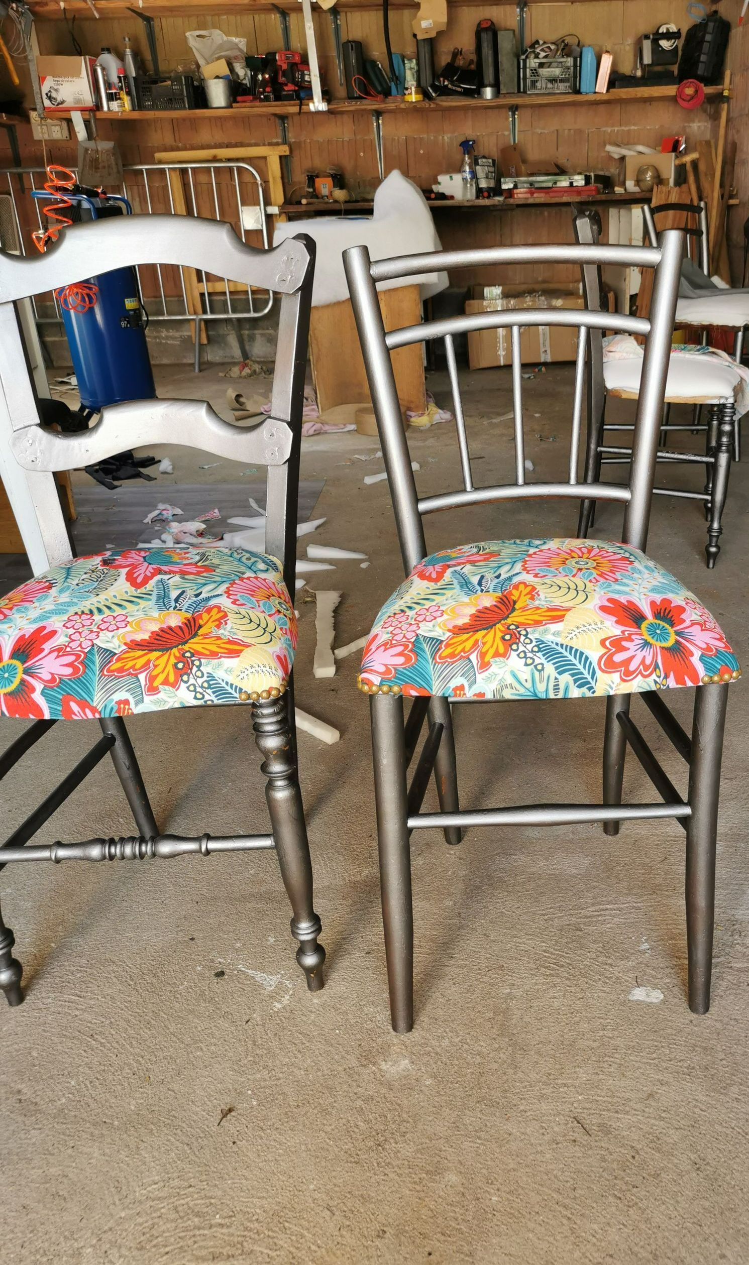 Après restauration chaise