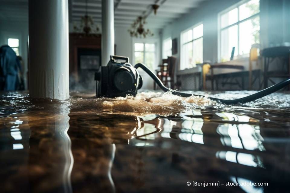 Reinigung nach Wasserschaden