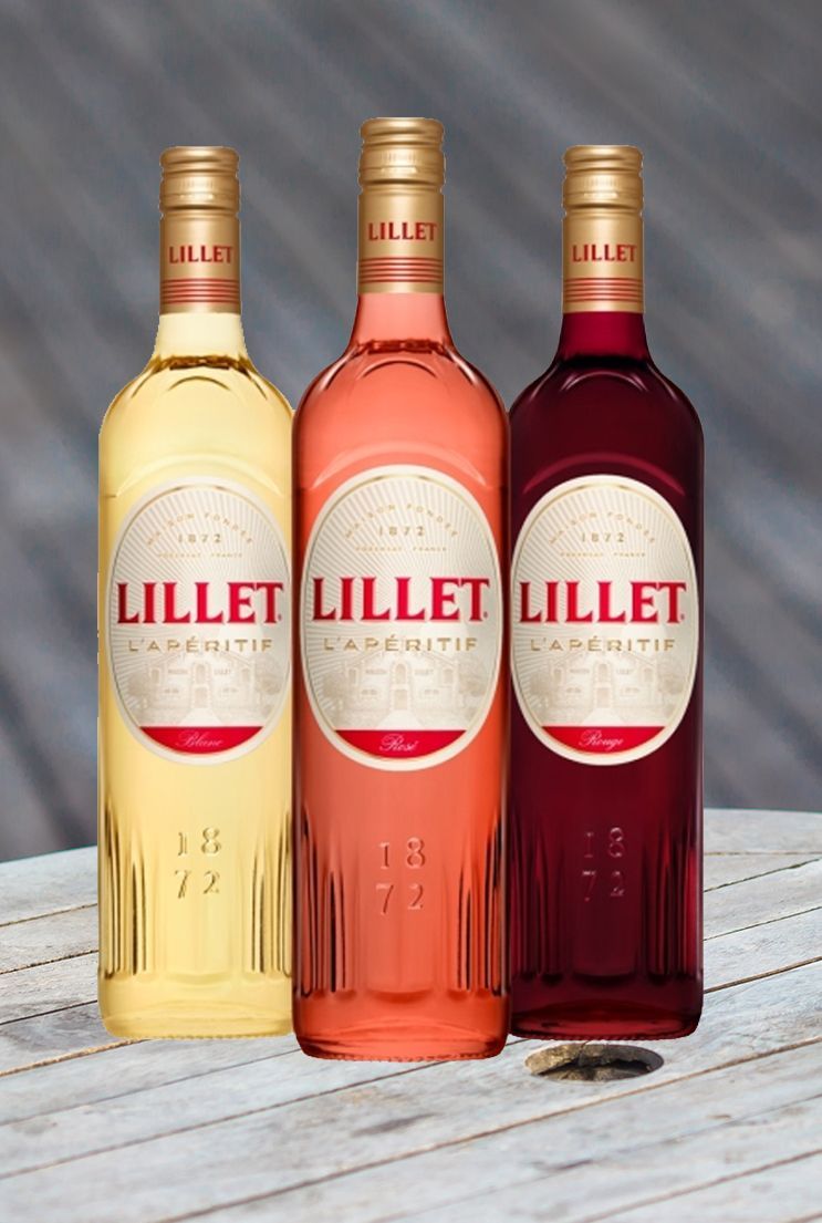 Etiquette de bouteille, Lillet apéritif