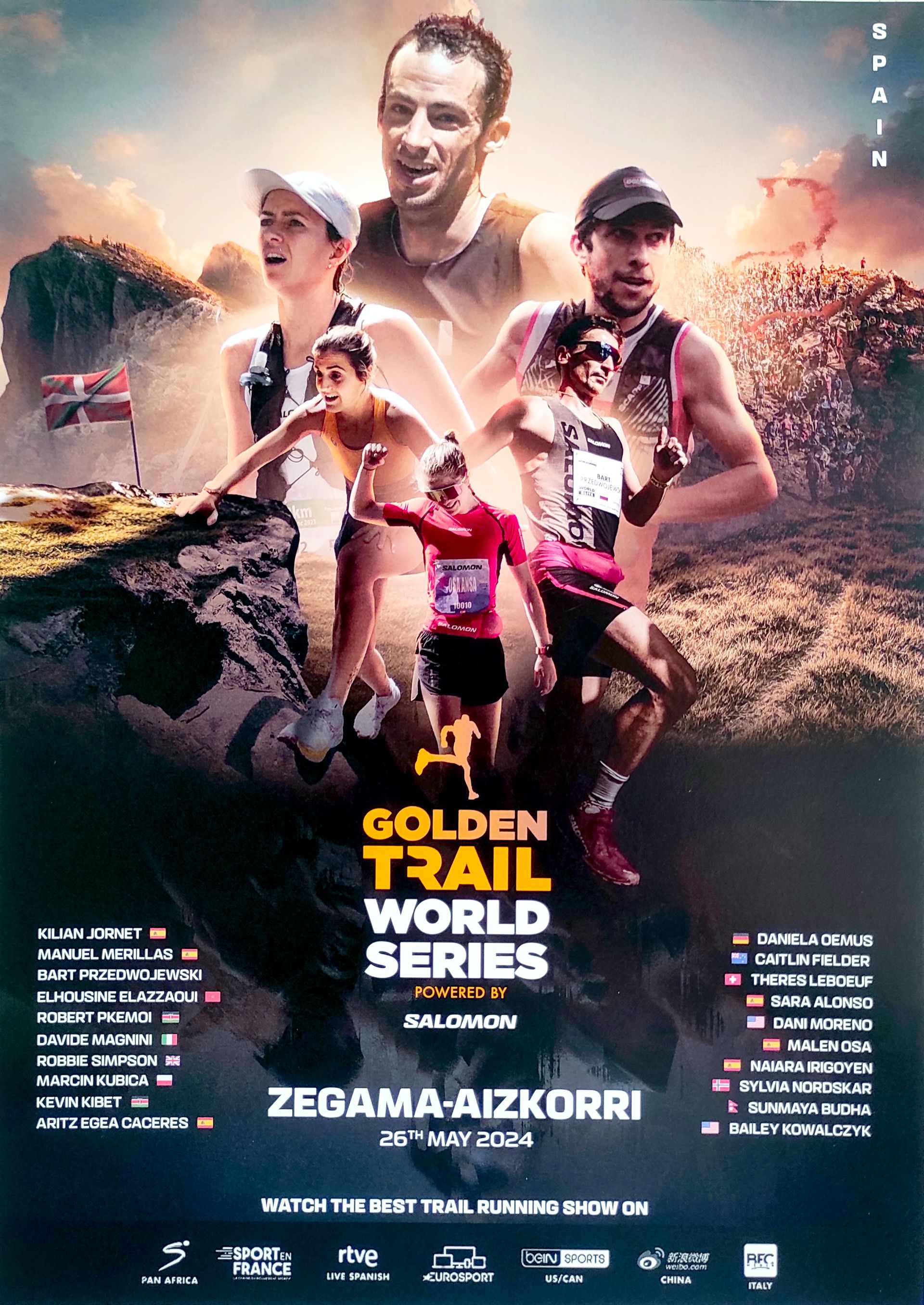 Affiche poster pour le Golden Trail