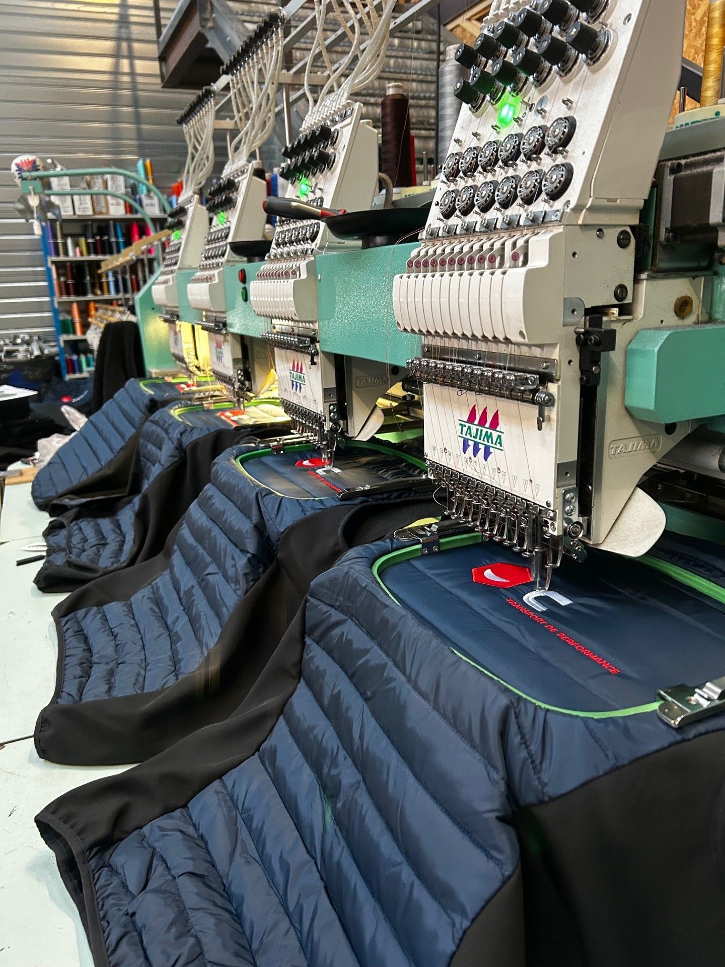 Broderie 4 têtes, body warmer CDLT