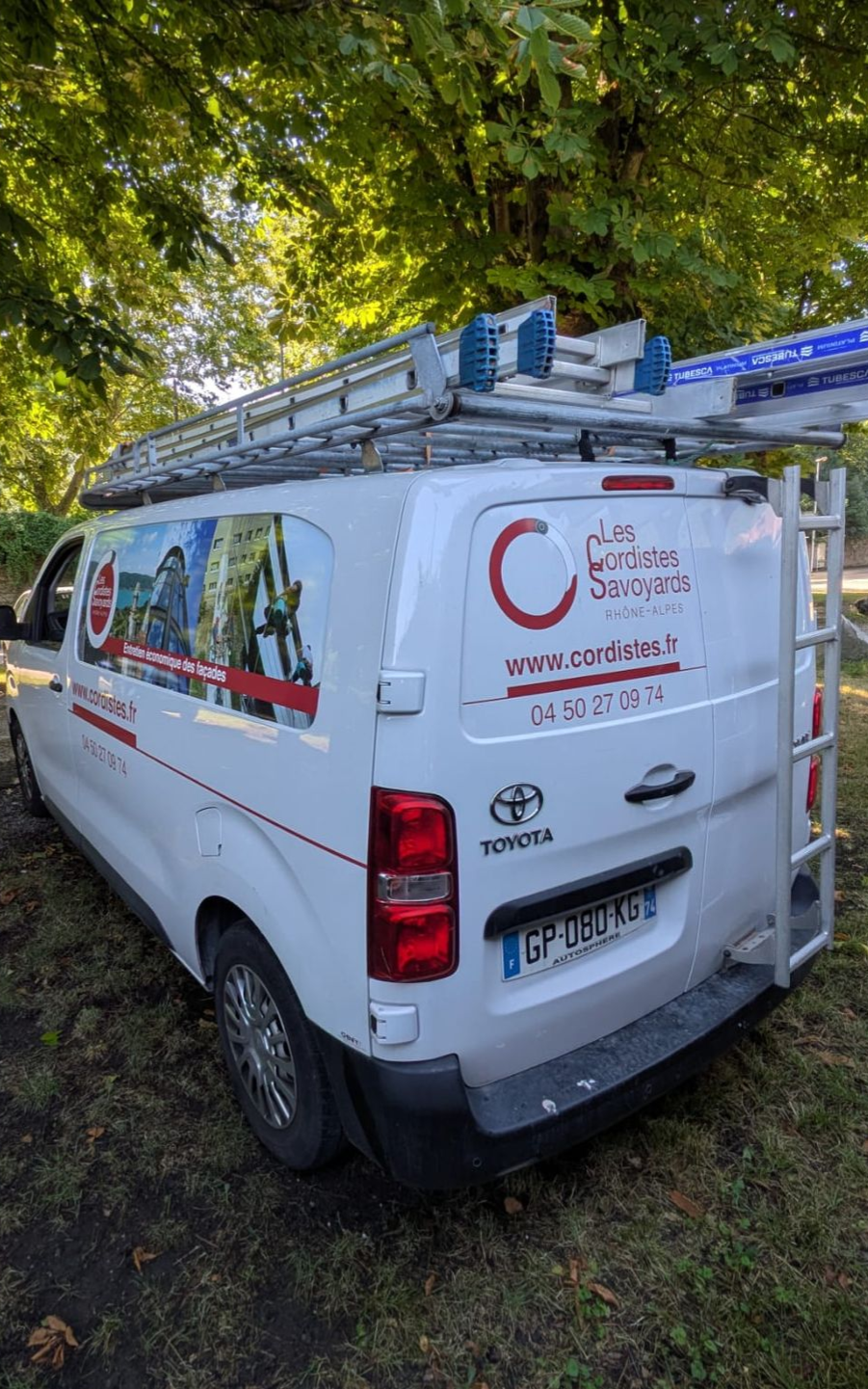 Covering véhicule des Cordistes Savoyards