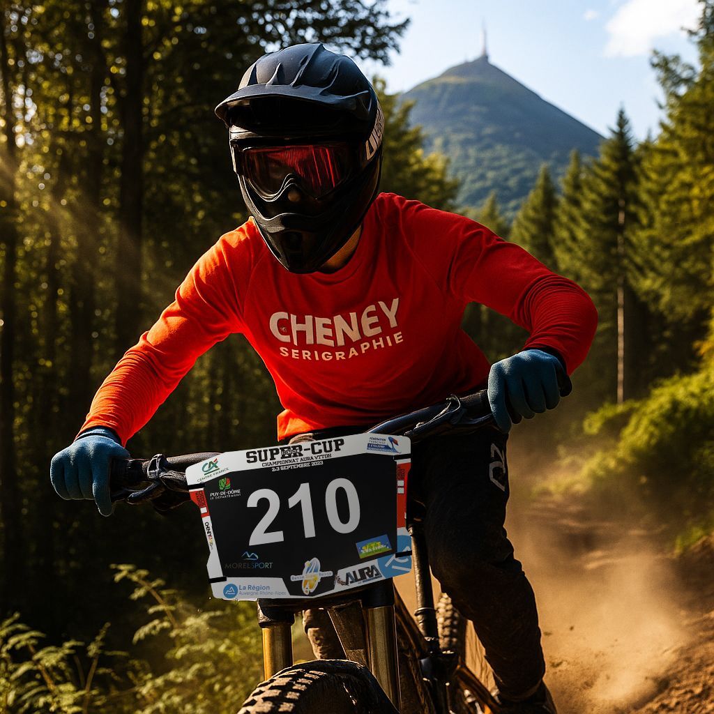 Image de plaque de guidon - VTT DH Super Besse