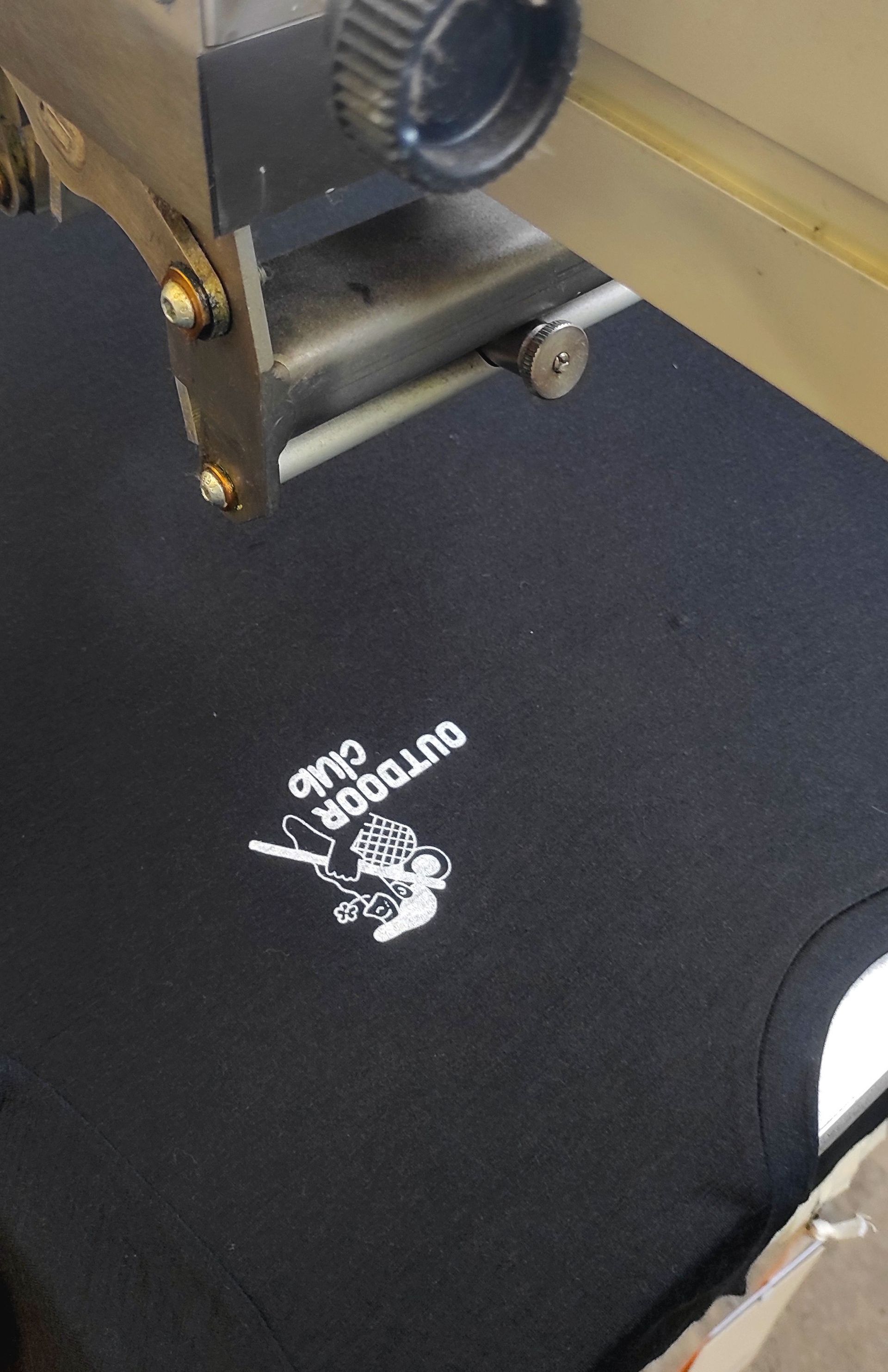 T-shirt sérigraphié une couleur, Le Vieux Campeur