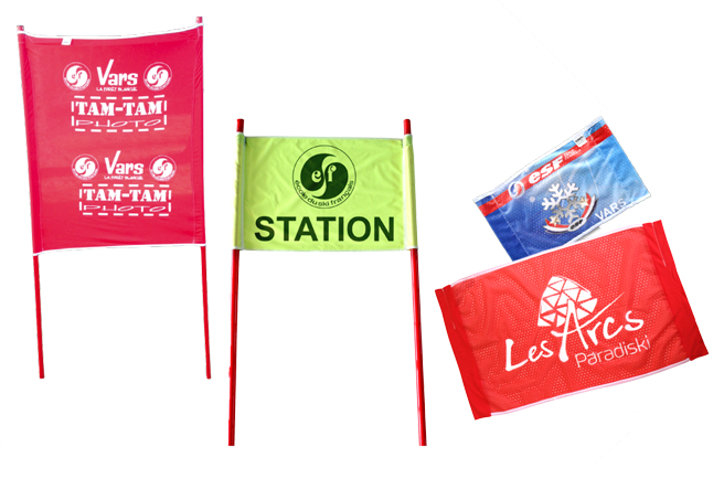 Banderole de suf et de slalom