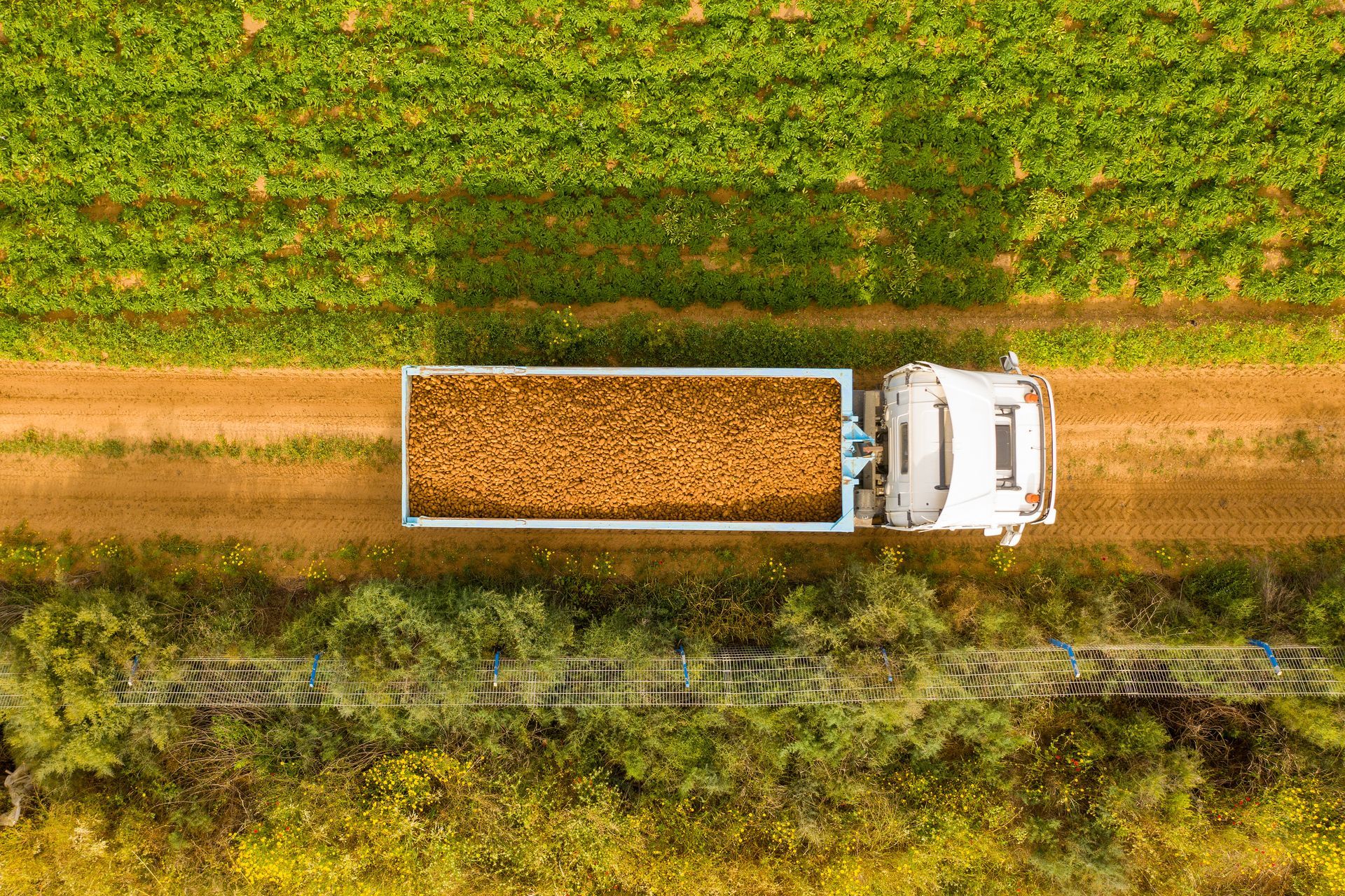 Transport de matériaux agricoles