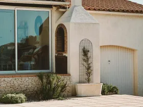 Façade de maison.