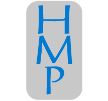 Un logotipo con las letras hm y p.