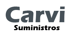 Logotipo de Carvi con texto gris y eslogan negro &ldquo;Equipamiento del Hogar&rdquo; sobre fondo blanco