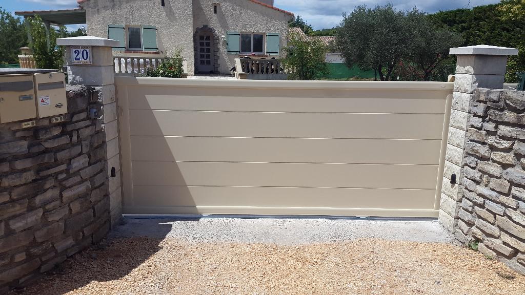 Installation portail motorisé