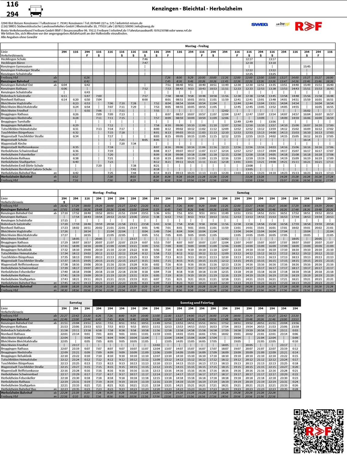 Fahrplan linie 560