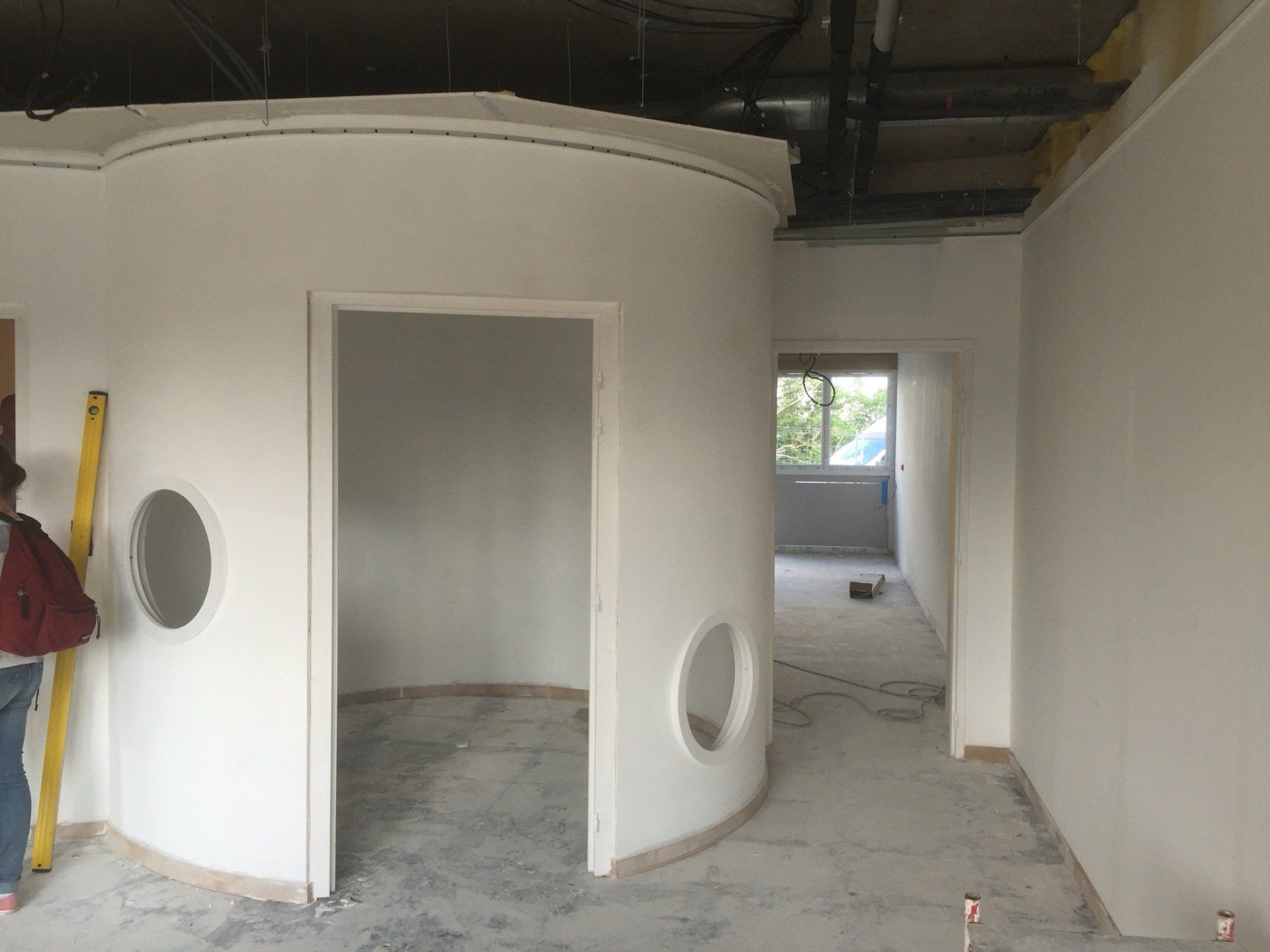 Travaux de plâtrerie