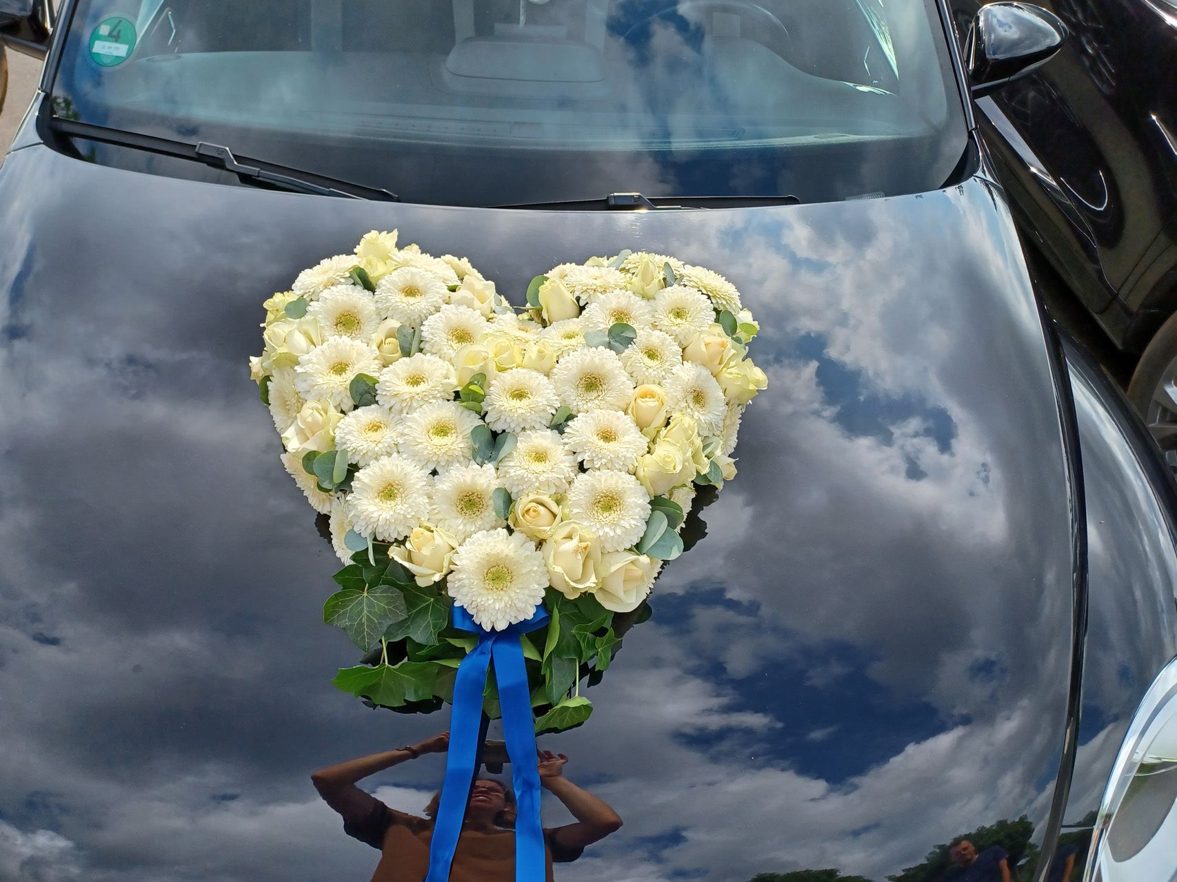 Hochzeitsfloristik Auto