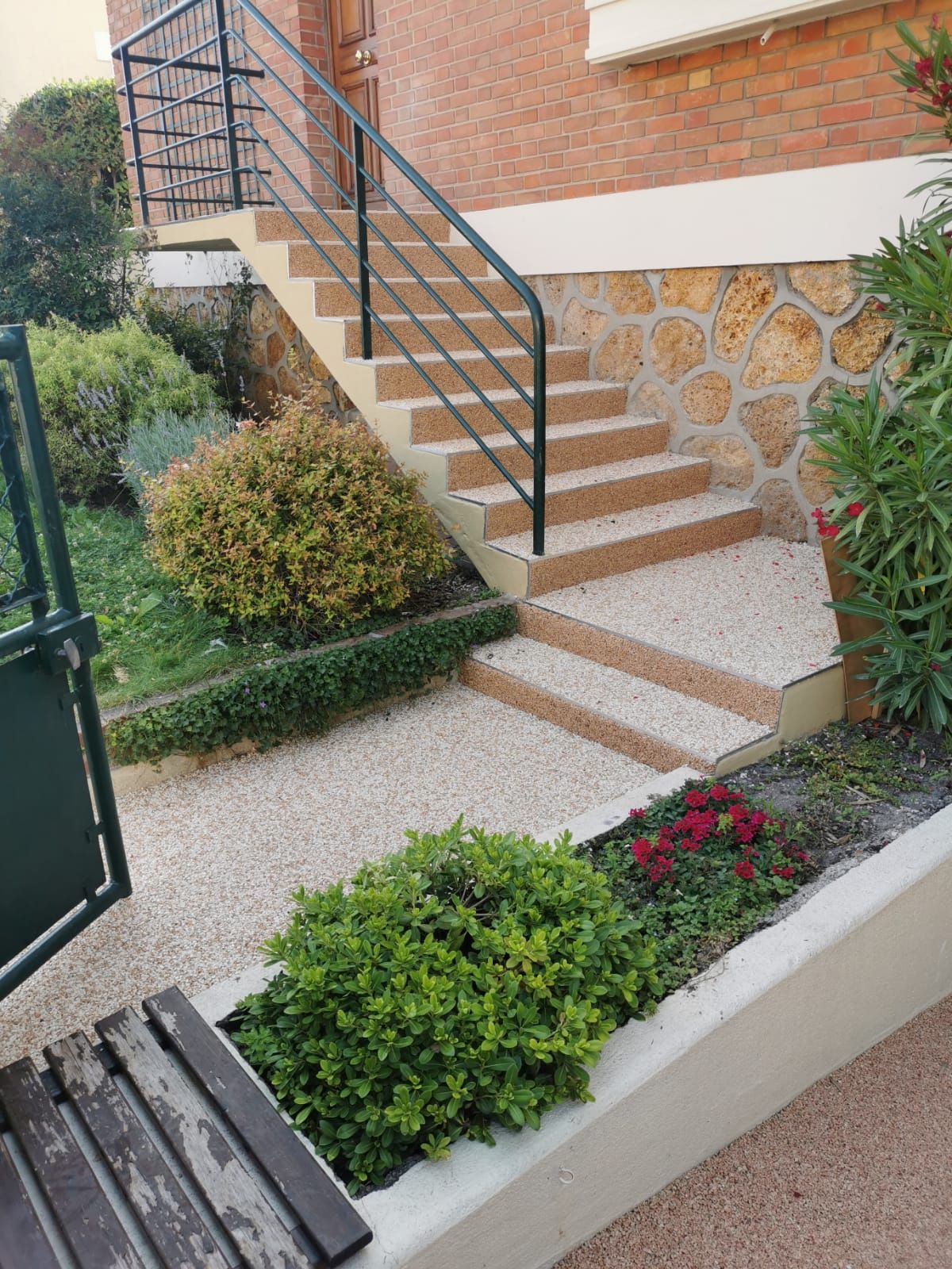 Moquette de pierre claire