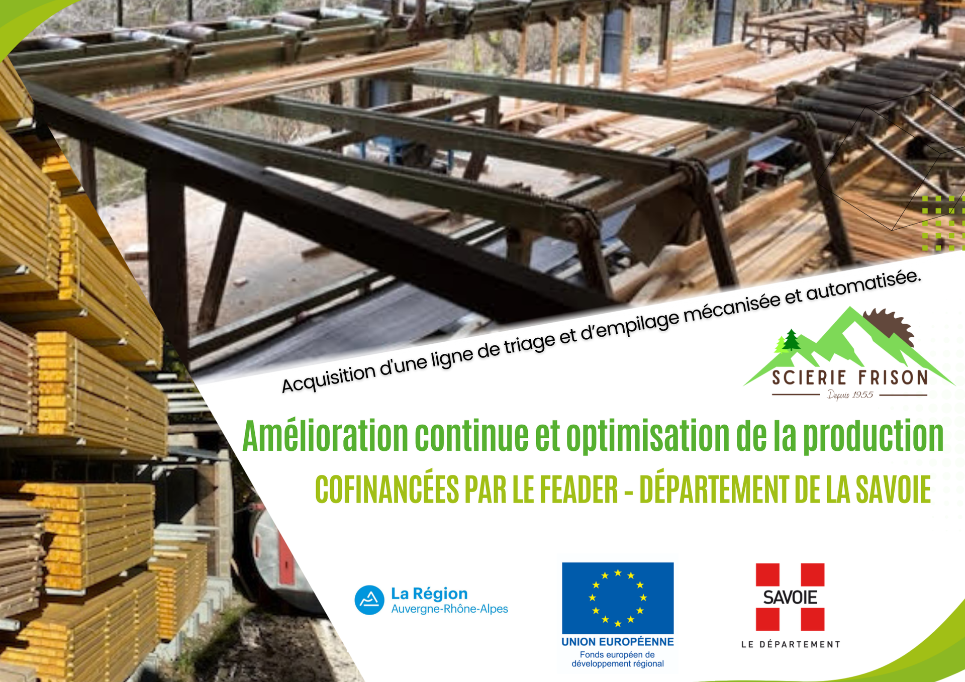 Affiche financement de l'empileuse