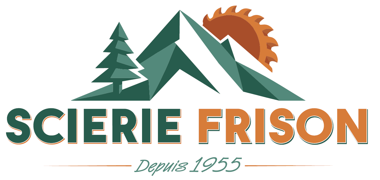 NOUVEAU LOGO SCIERIE FRISON DEPUIS 1955
