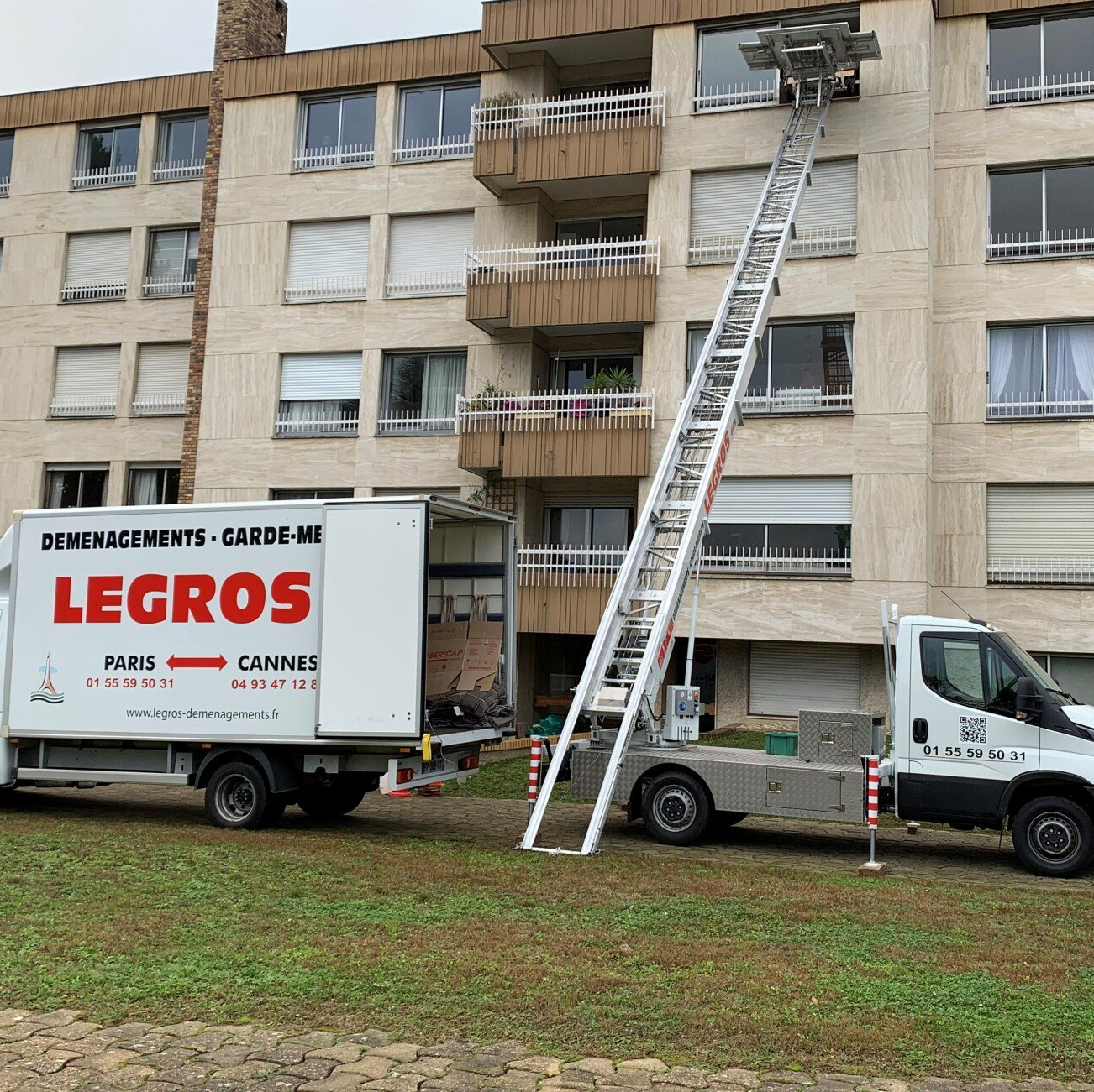 Intervention monte-meuble immeuble