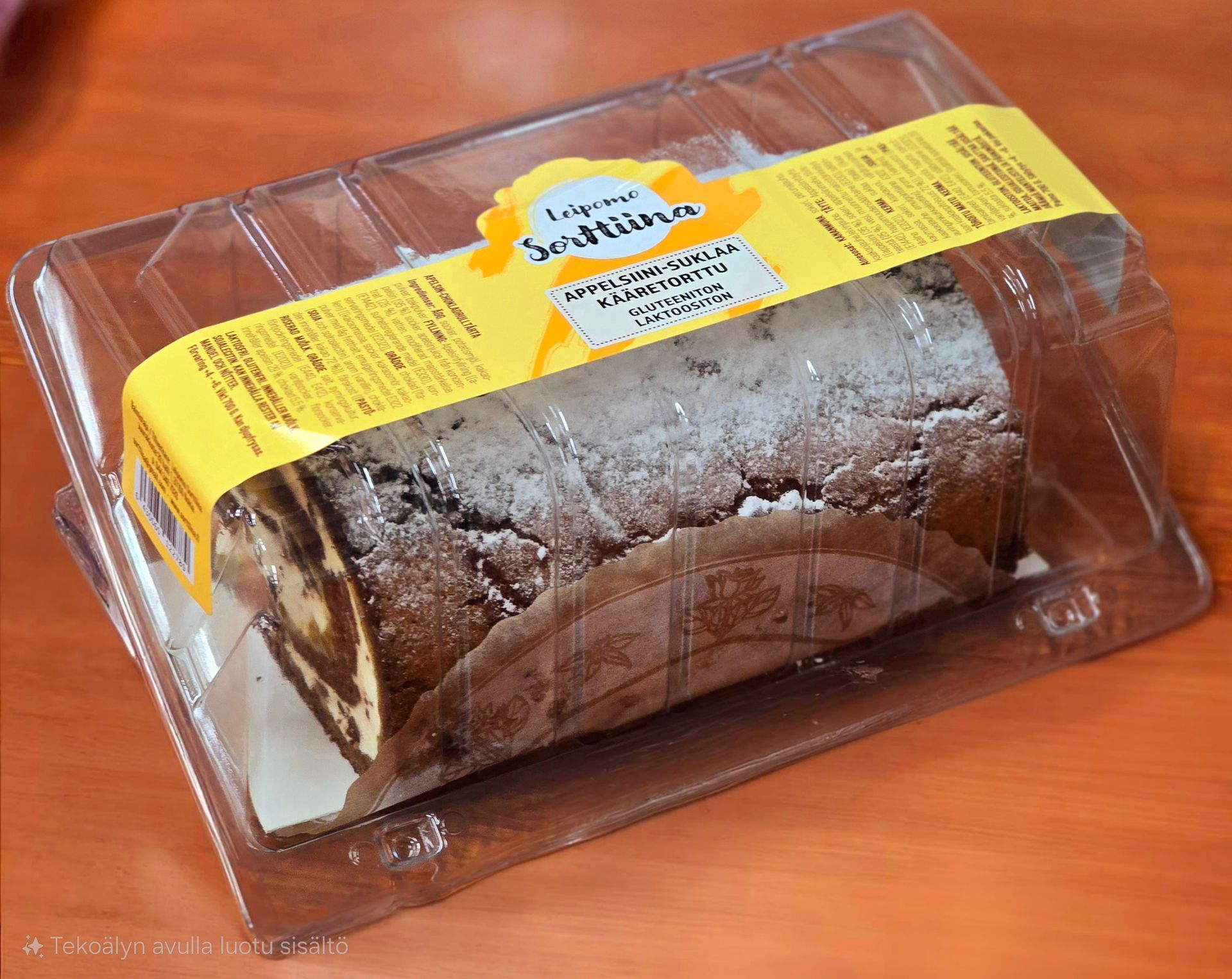 APPELSIINI-SUKLAA KÄÄRETORTTU (L,G)