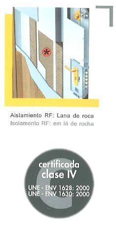 Una imagen de una puerta con las palabras certificada clase iv en ella