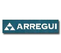 Un cartel azul con la palabra arregui