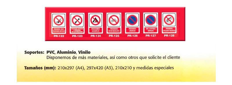 Una señal roja que dice que no se puede estacionar.