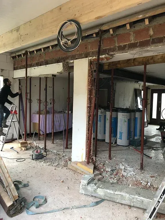 Ouverture d'un mur porteur d'une maison ancienne