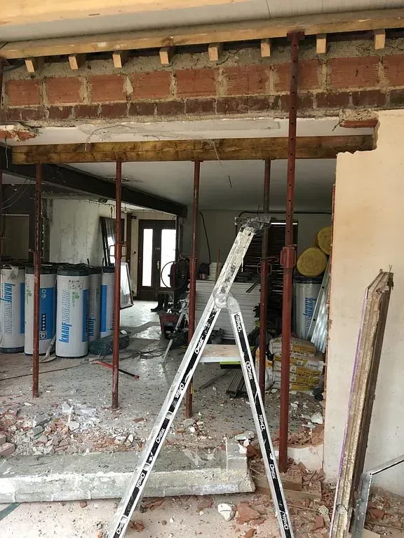 Création d'une ouverture de mur porteur