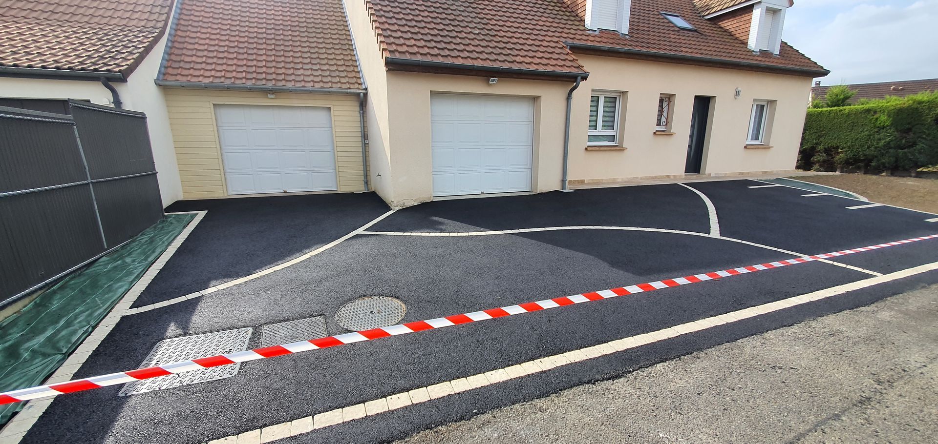 Création d'une allée de garage