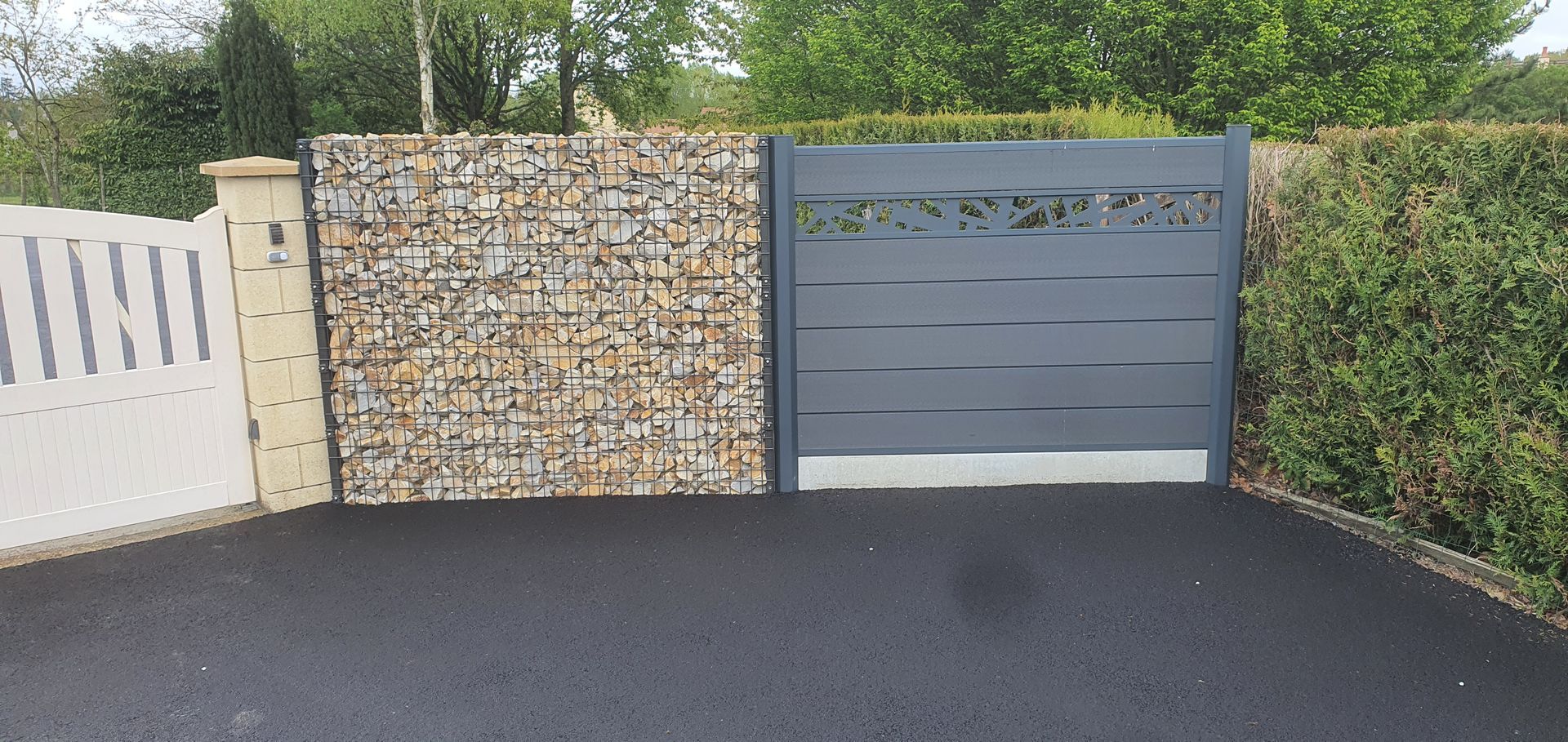 Installation d'un portail