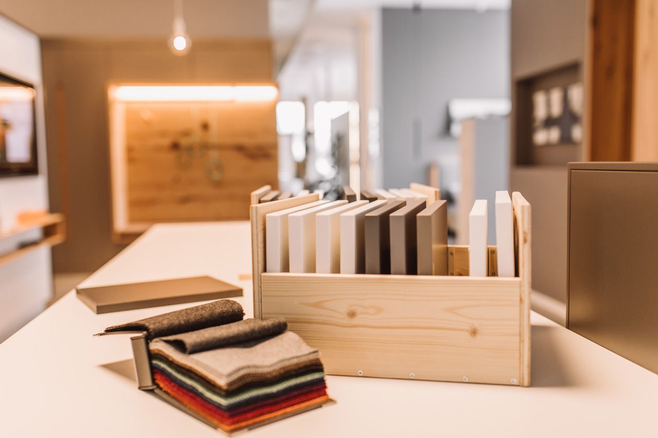 Showroom Häckl - Materialmuster