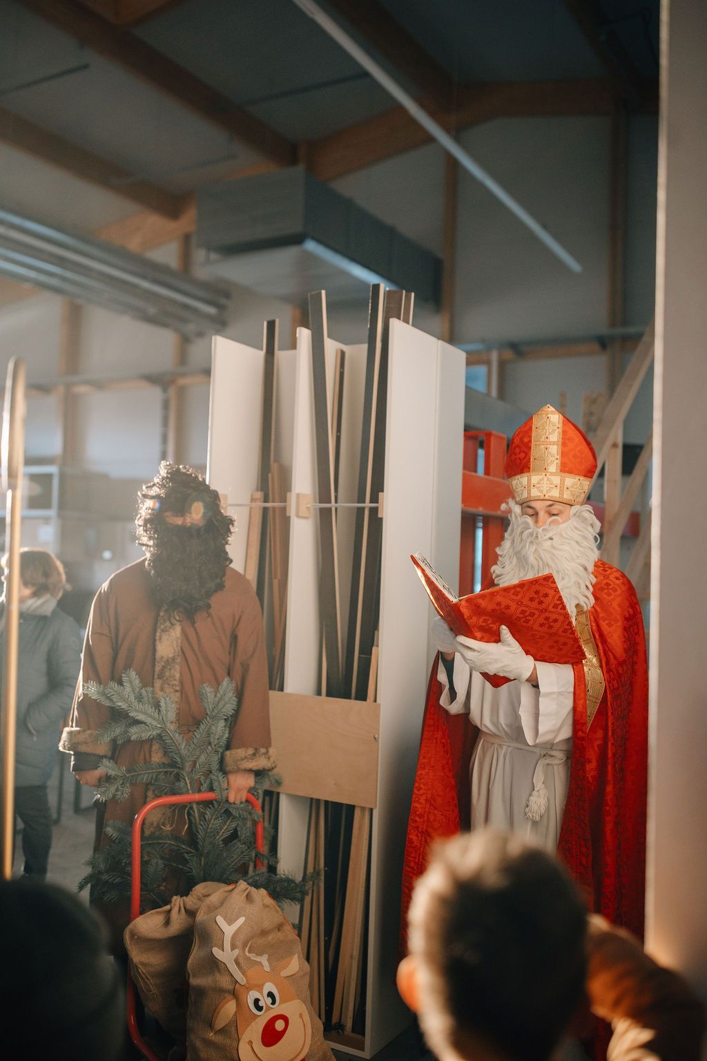 Weihnachtsmann auf dem Weihnachtszauber