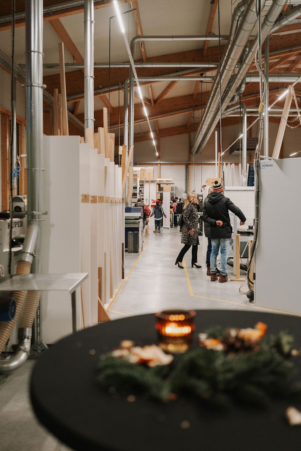 Winterzauber 2025 in der Produktionshalle von Häckl