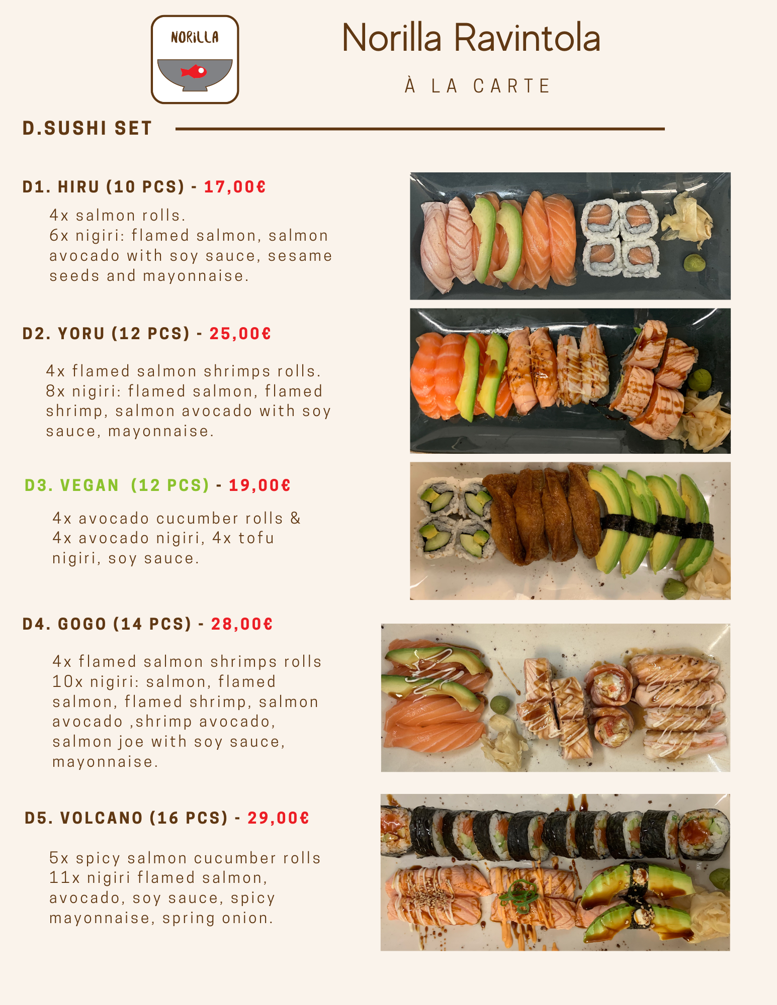 Sushi set 1
