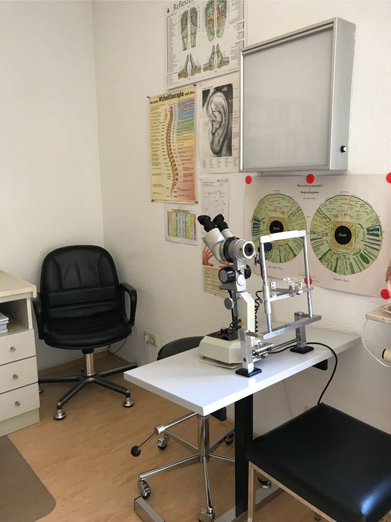 Behandlungsraum bei Naturheilpraxis Kirsten Freihofer