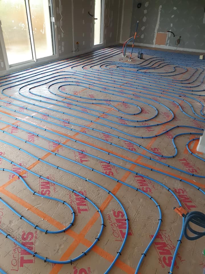 Gaines d'installation du chauffage au sol